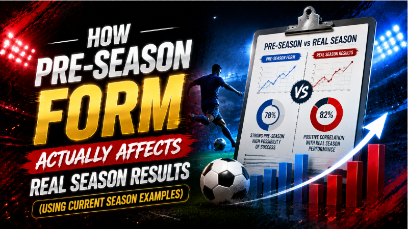 How Pre-Season Form Actually Affects Real Season Results (Using Current Season Examples)