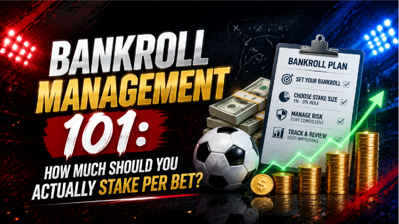 Bankroll Management 101: How Much Should You Actually Stake Per Bet?